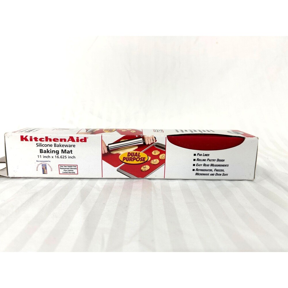 New 2004 Kitchen Aid Silicone Baking Mat 11 in X‎ 16.625 Oven Microwave Safe s